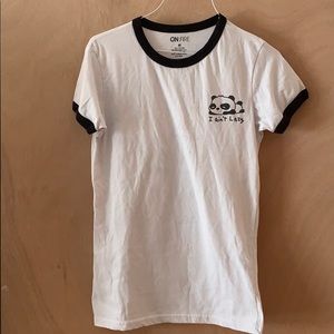 Panda T-shirt “I ain’t lazy”